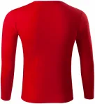 Lacné tričko s dlhým rukávom, ľahšie, červená