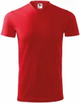 Lacné tričko s krátkym rukávom, hrubšie, červená
