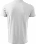 Lacné tričko s krátkym rukávom, stredne hrubé, biela
