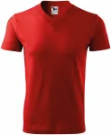 Lacné tričko s krátkym rukávom, stredne hrubé, červená