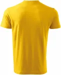 Lacné tričko s krátkym rukávom, stredne hrubé, žltá