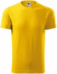 Lacné tričko s krátkym rukávom, žltá