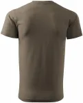 Lacné tričko vyššej gramáže unisex, army