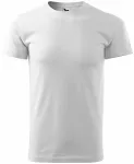 Lacné tričko vyššej gramáže unisex, biela