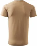Lacné tričko vyššej gramáže unisex, piesková