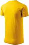 Lacné tričko vyššej gramáže unisex, žltá
