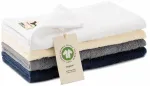 Lacný malý uterák z organickej bavlny, tmavomodrá