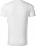 Pánske tričko, štruktúrovaná organická bavlna, biela