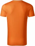 Pánske tričko, štruktúrovaná organická bavlna, oranžová