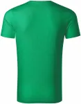 Pánske tričko, štruktúrovaná organická bavlna, trávová zelená